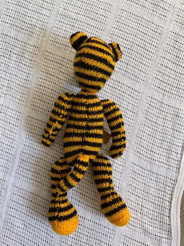 Handknitted Jointed Tiger Toy - product image 2