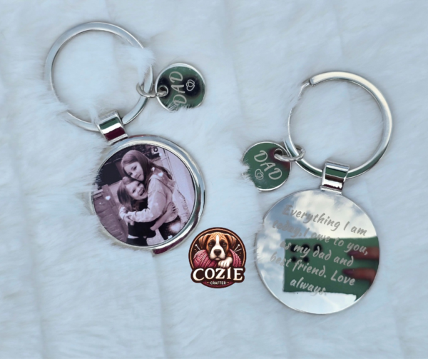 Personalised Dad Keyring - main product image