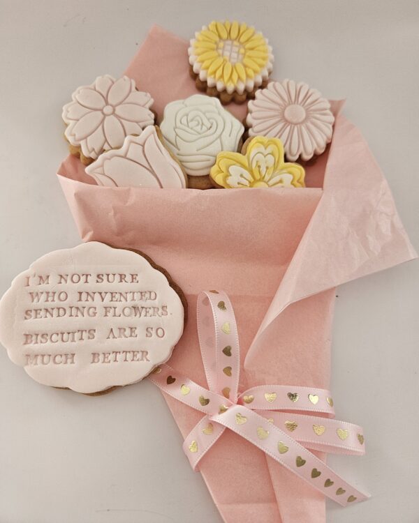 Flower In a Biscuit | Flower Bouquet| Cookie Bouquet| Birthday Gift| Sending Hugs| - product image 3