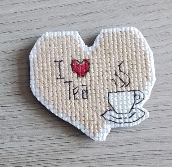 I Love Tea, Fridge Magnet, Tea Lovers Gift, Love Tea Magnet, Office Magnet - product image 4