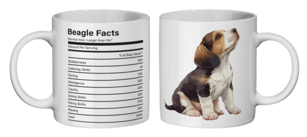 Beagle Facts 11oz Mug - product image 4