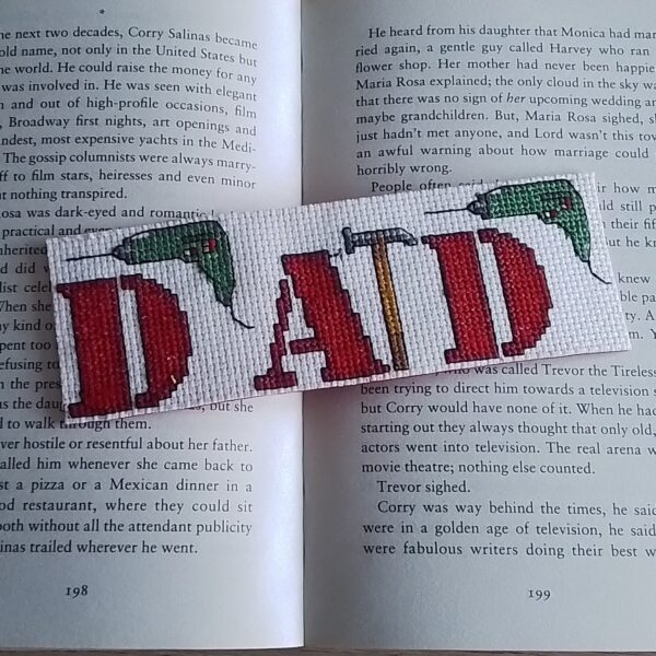 Dad with Tools Bookmark, Dad Gift, DIY Dad Gift, Reading Gift, Book Lover Gift - main product image
