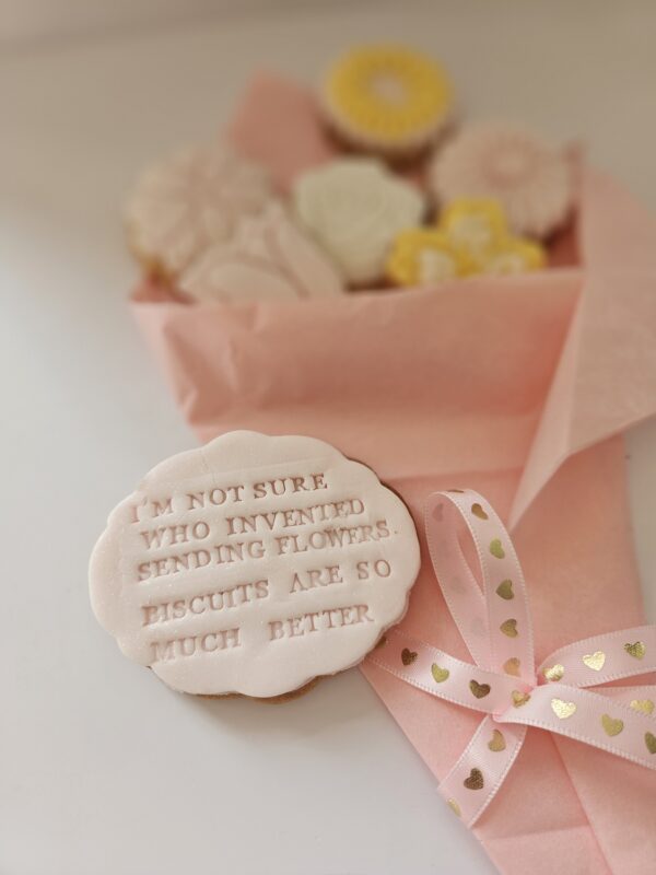 Flower In a Biscuit | Flower Bouquet| Cookie Bouquet| Birthday Gift| Sending Hugs| - product image 5