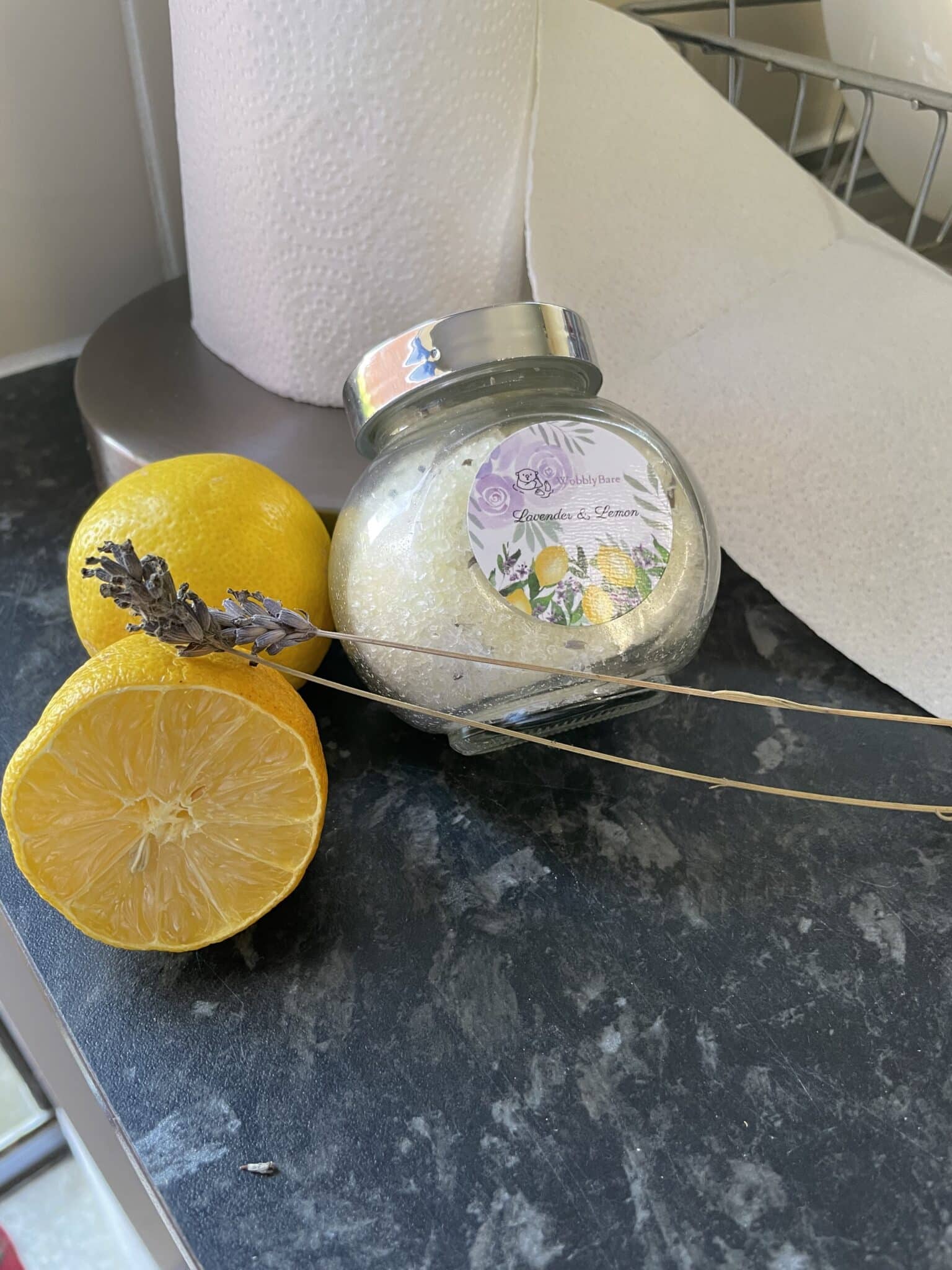 Lemon and lavender bath salts - main product image