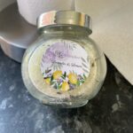 Lemon and lavender bath salts