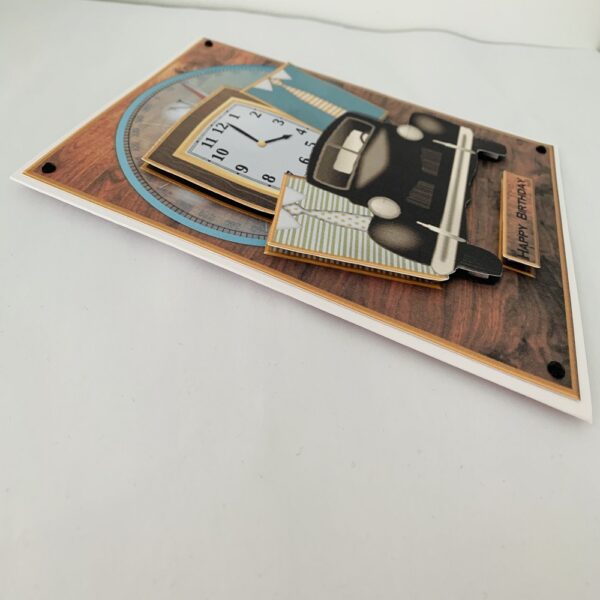 Handcrafted Happy Birthday/Fathers Day/ Retirement 3d Decoupage Greeting Card - product image 3