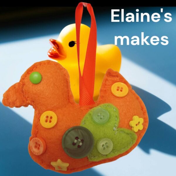 Felt duck decoration - main product image