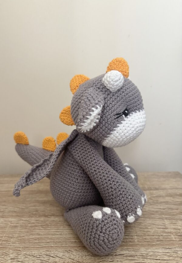 Handmade Crochet Dragon - product image 3