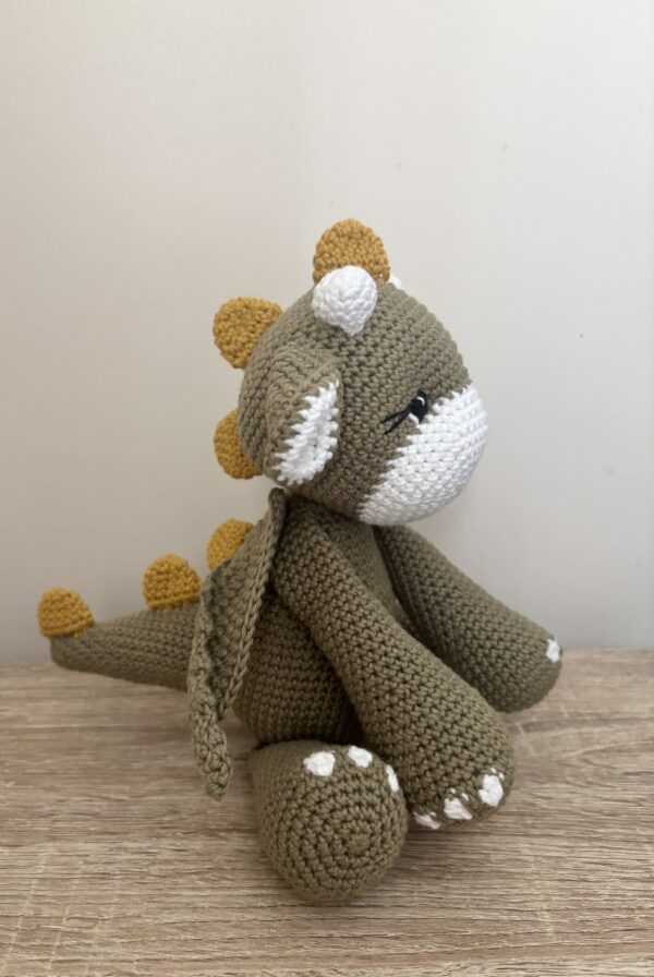 Handmade Crochet Dragon - product image 3