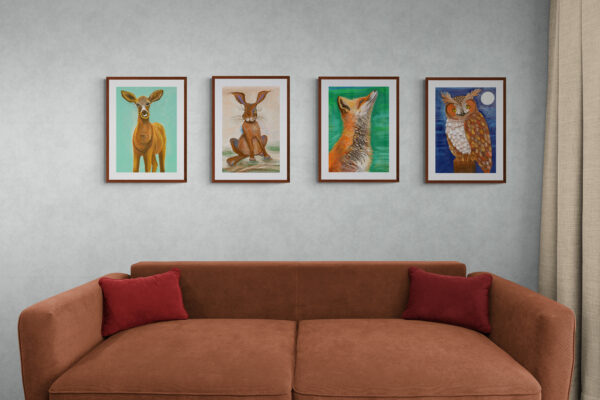 Deer Art Print by Lisa MacDonald - product image 4