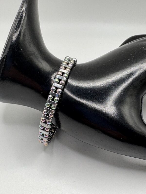 Silver Hematite Stretch Bracelet - product image 2