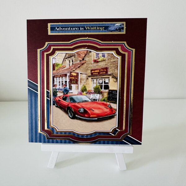 Handmade “Adventure is waiting” Car Themed Greeting Card | Fathers Day | Birthday - main product image
