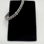 Silver Hematite Stretch Bracelet