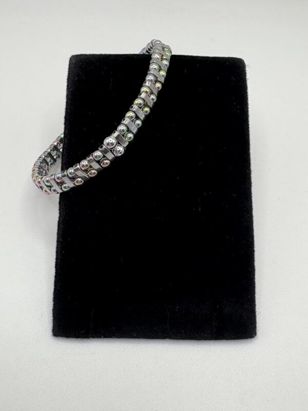 Silver Hematite Stretch Bracelet - product image 3