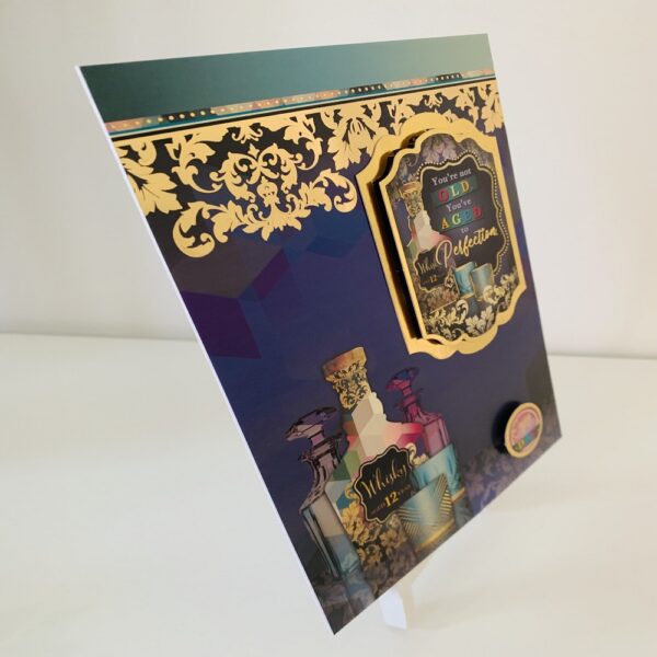 Handmade “Whiskey Themed” Birthday Greeting Card - product image 2