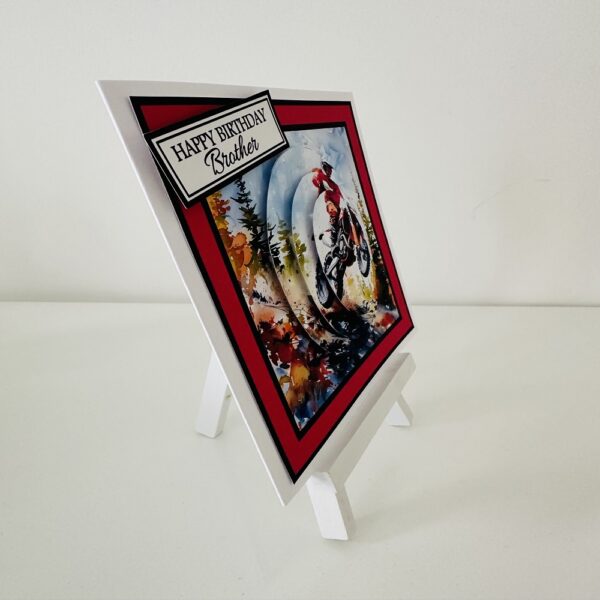 Handmade Motocross Birthday Card - product image 2