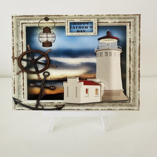 Handmade Birthday Card/Fathers Day Card | Lighthouse Themed - main product image