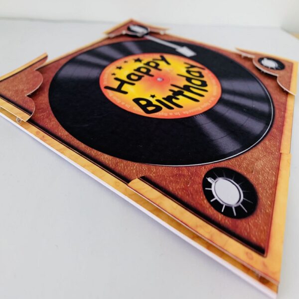 Happy Birthday Handmade Greeting 8×8 Square Card - product image 2