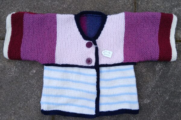 Hand -knitted child’s cardigan. Approx 3 to 4 yrs. - main product image