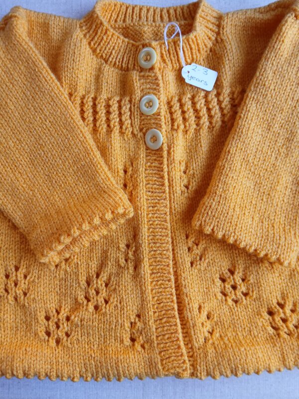 Hand- knitted child’s jumper. Approx 2 to 3 yrs. - product image 2