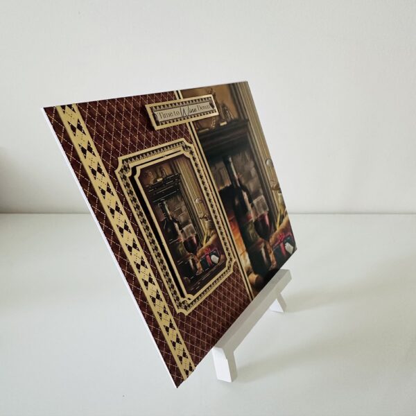 Handmade “Time to Wine Down” Greeting Card | Fathers Day | Birthday | Retirement - product image 2