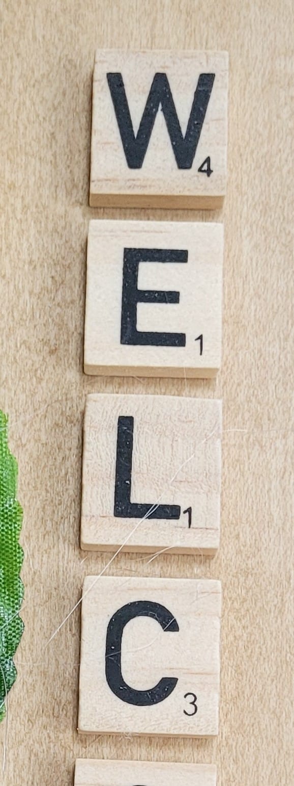One of a kind Welcome Scrabble sign – Housewarming Gift - product image 4