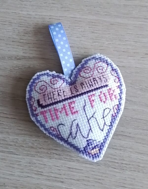 There is Always Time for Cake, Hanging Heart, Pocket Hug, Cake Gift, Baker Gift - product image 5