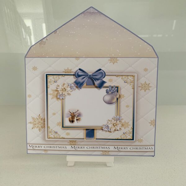 Luxury Handmade 3D decoupage Stag Christmas card - product image 4