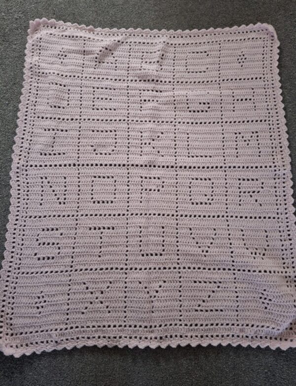 Baby Alphabet Blanket - main product image