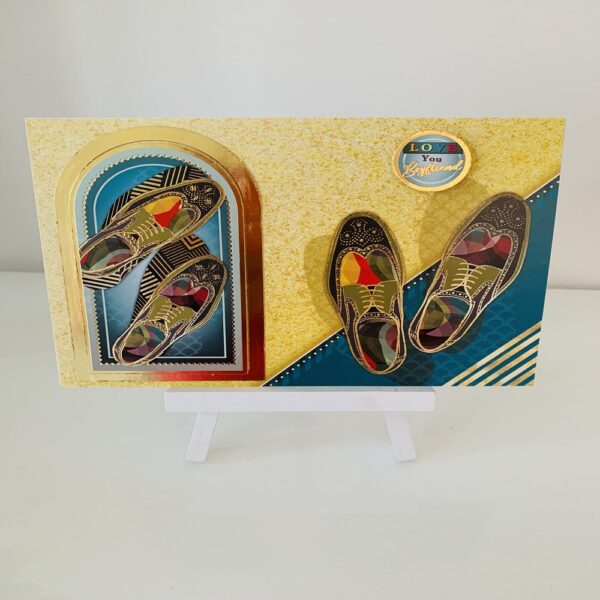 Handmade “Love you boyfriend” Greeting Card - main product image