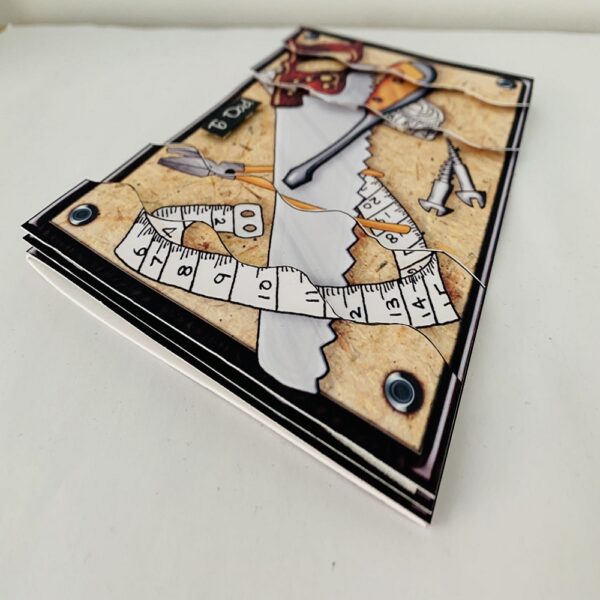 “To Dad” Handcrafted 8×6 Fathers Day or Birthday 3D Decoupage Greeting Card - product image 2