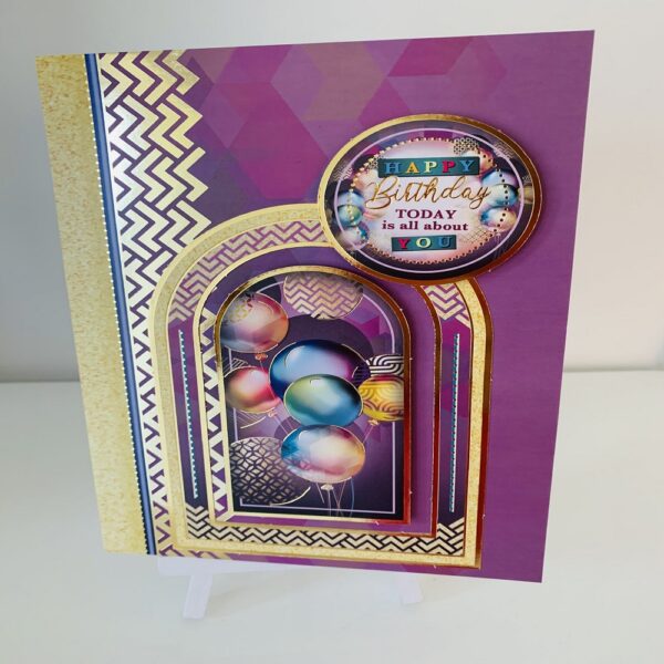 Handmade “Happy Birthday today is all about you” Greeting Card - main product image