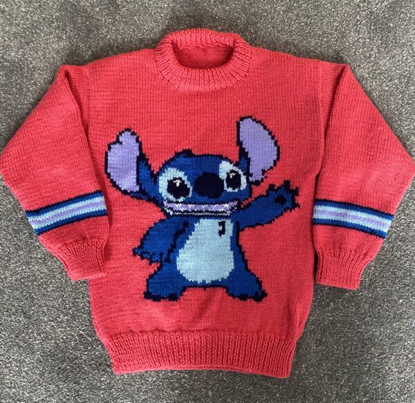Hand Knitted Stitch Jumper – Chest 28″ - main product image