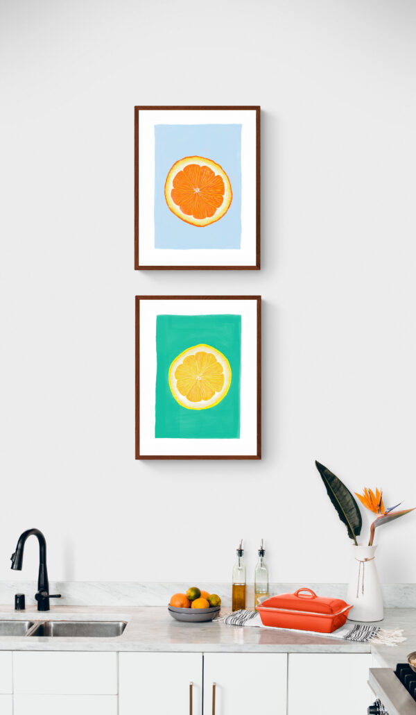 Lemon Fruit Slice Art Print - product image 3