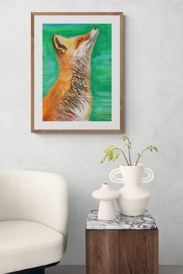 Fox Art Print in various sizes - product image 2