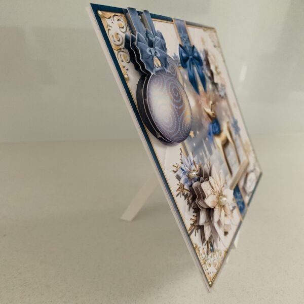 Handmade Luxury 3D decoupage Reindeer Christmas card - product image 2