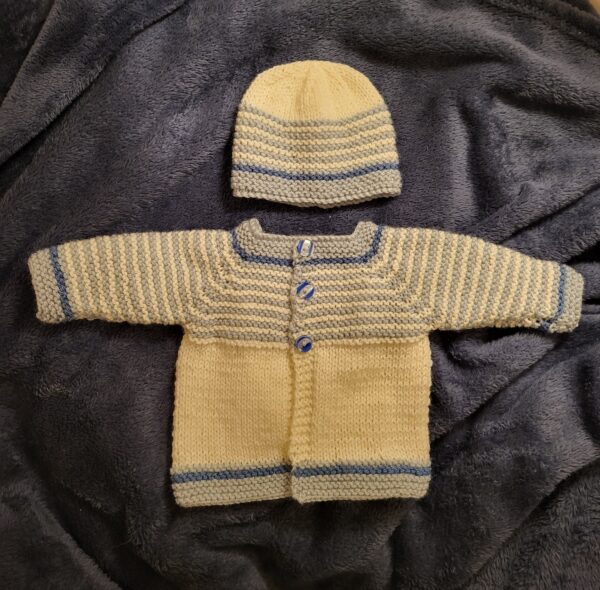 Knitted newborn baby set - product image 4