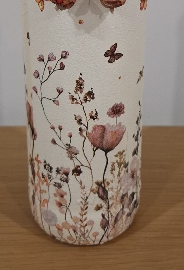 One-of-a-kind Upcycled Decoupaged Decorative Bottle - product image 3