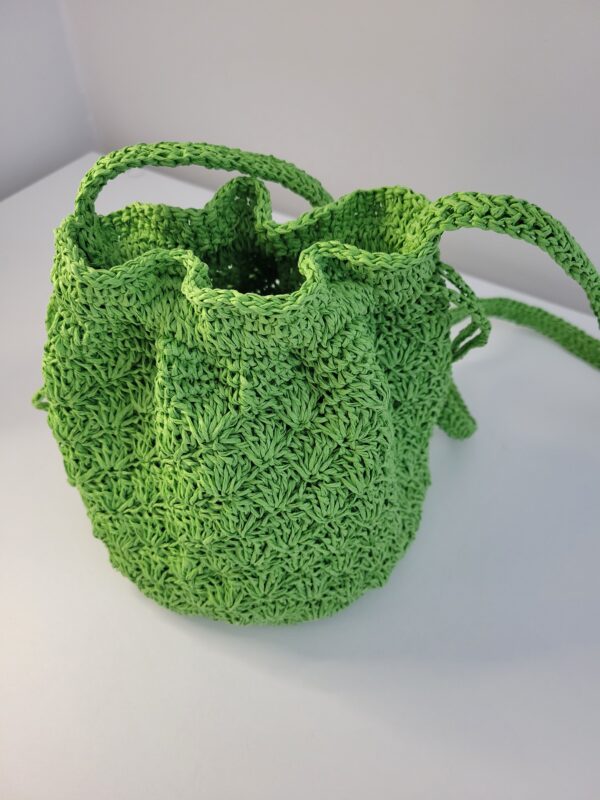 Raffia Bucket Bag - product image 4