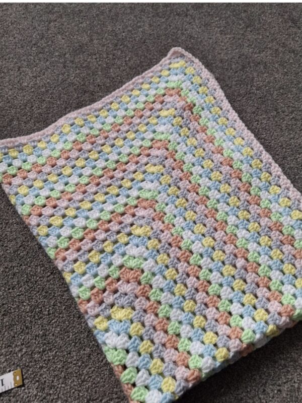 Pastel Rectangular Granny Blanket - product image 2