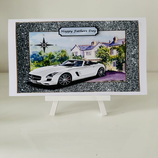 Handmade Birthday Card/Fathers Day | Convertible Car Themed - main product image