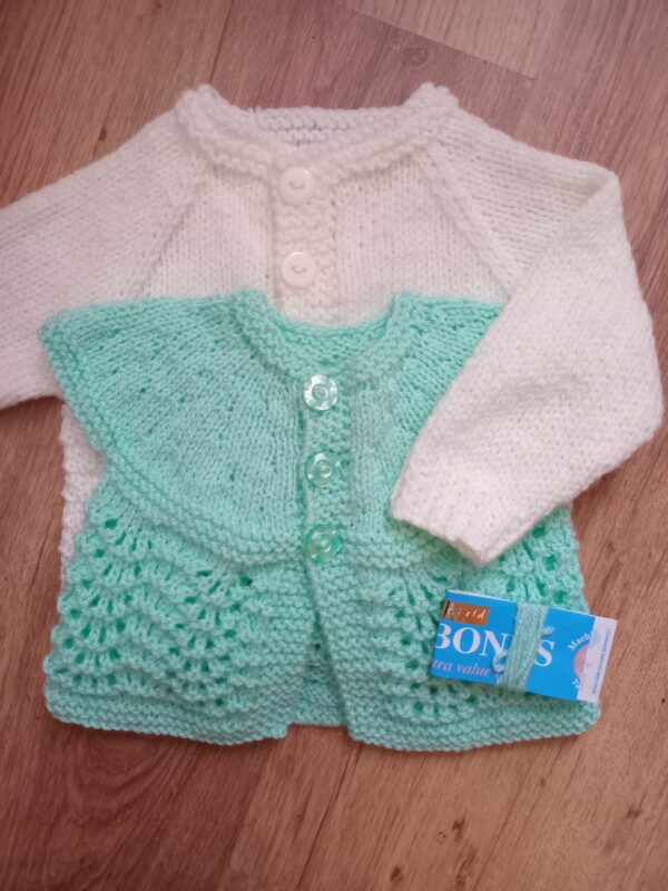 Hand knit baby cardigans (2 pack 06) - main product image
