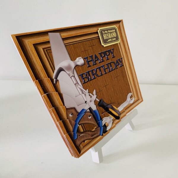Handmade Happy Birthday Tools Greeting Card - product image 2