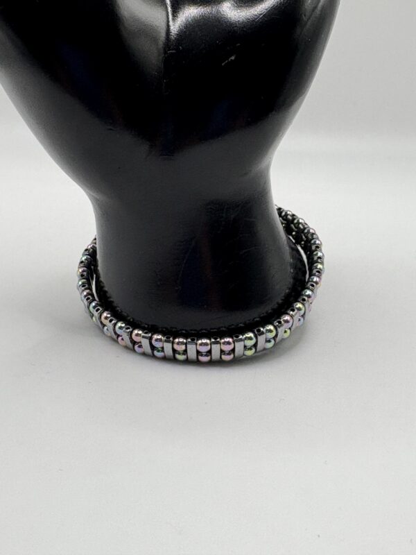 Silver Hematite Stretch Bracelet - product image 4