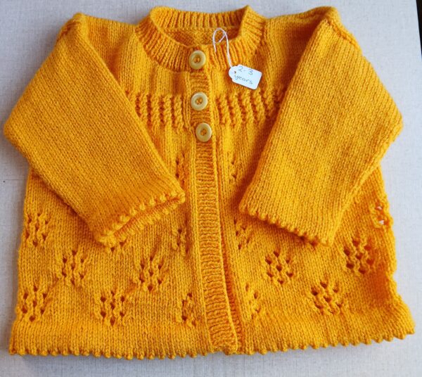 Hand- knitted child’s jumper. Approx 2 to 3 yrs. - main product image