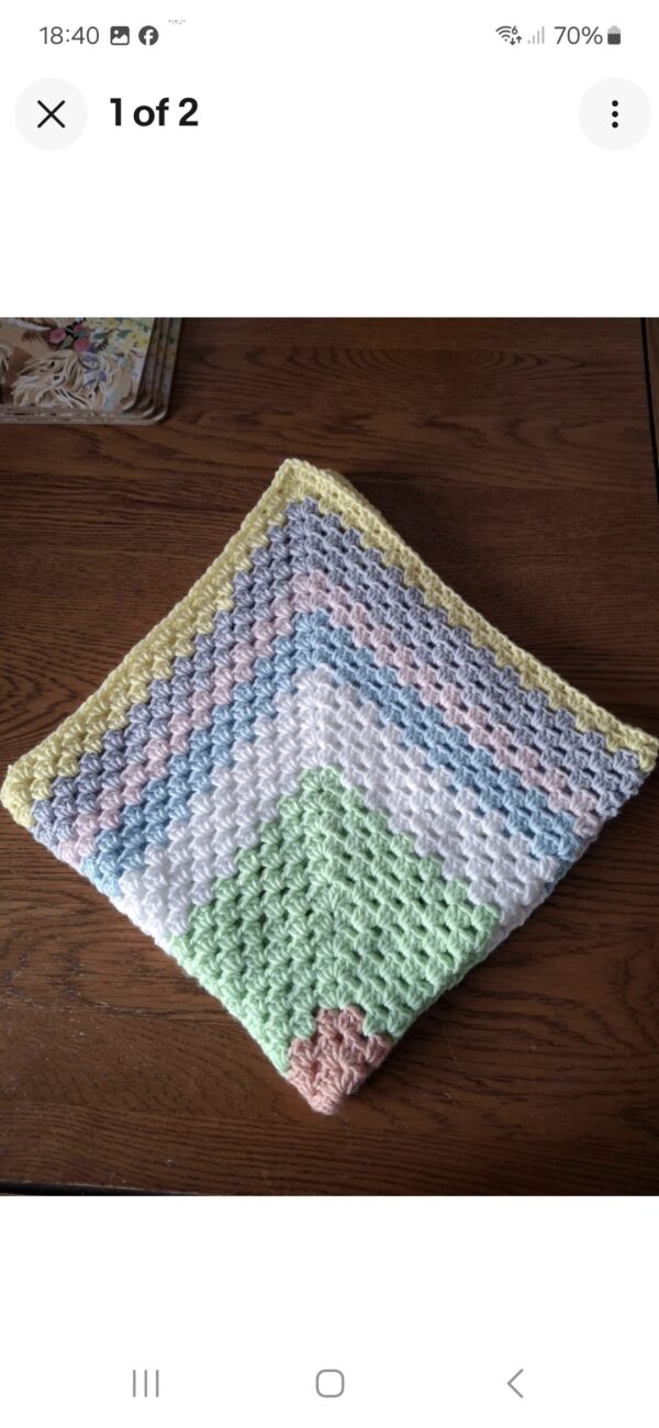 Pastel Spring Baby Blanket - product image 2