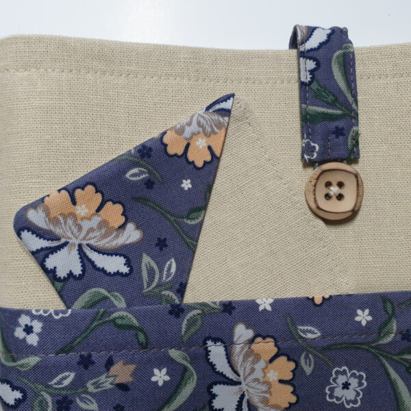 Kindle or Book Sleeve, Medium, Lined and Padded with Front Pocket with Button - product image 2