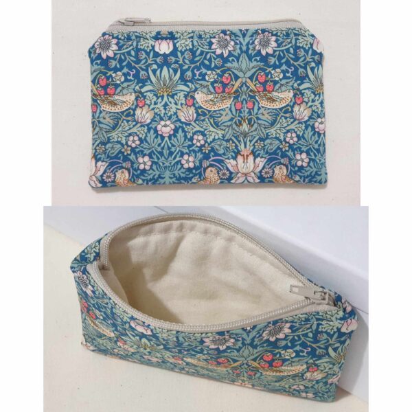 Liberty of London Fabric Coin Purses 100% Cotton- Lined and with zip closure. 001 - product image 3