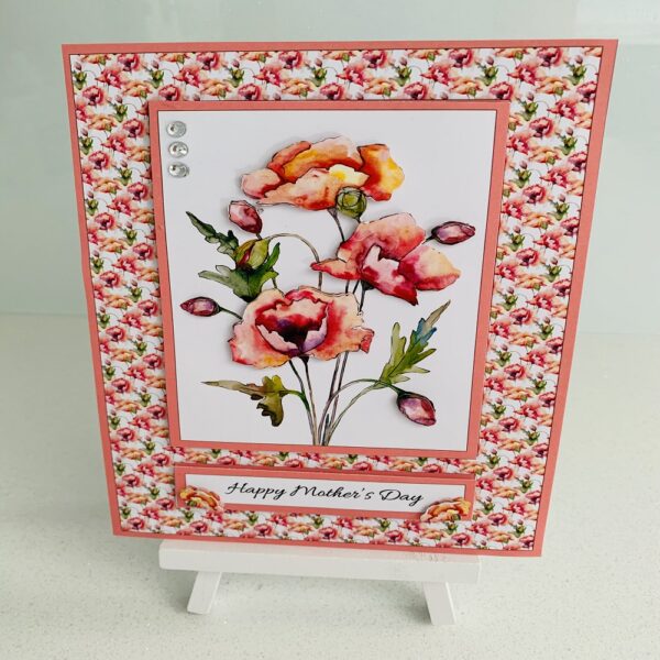 Handmade Happy Mothers Day 7×5 Greeting Card - main product image