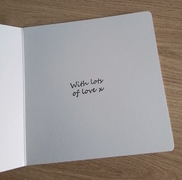With Lots of Love, Roses Card, Blank Card, Female Card, All Occasions Card - product image 3